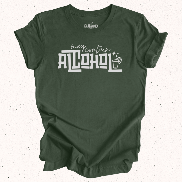 May Contain Alcohol - Unisex Jersey Tee / Women's Fitted Jersey Tee
