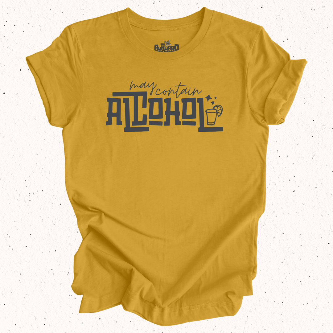 May Contain Alcohol - Unisex Jersey Tee / Women's Fitted Jersey Tee