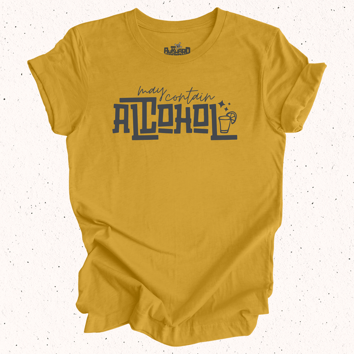 May Contain Alcohol - Unisex Jersey Tee / Women's Fitted Jersey Tee