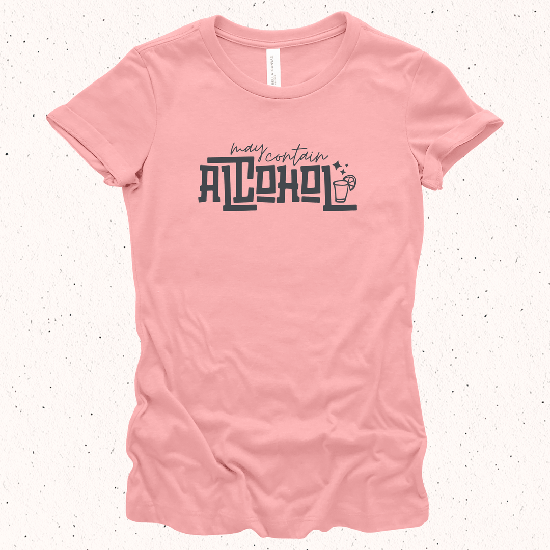 May Contain Alcohol - Unisex Jersey Tee / Women's Fitted Jersey Tee