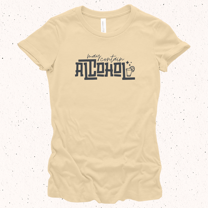 May Contain Alcohol - Unisex Jersey Tee / Women's Fitted Jersey Tee